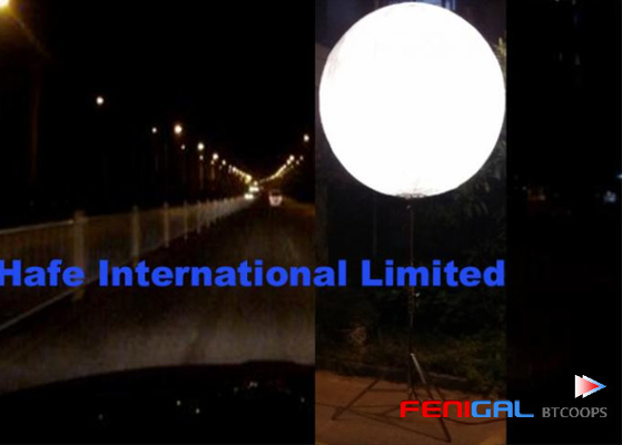 800W Dual White 80000Lm Moon Balloon Light Mountable On Tripod Or Truss