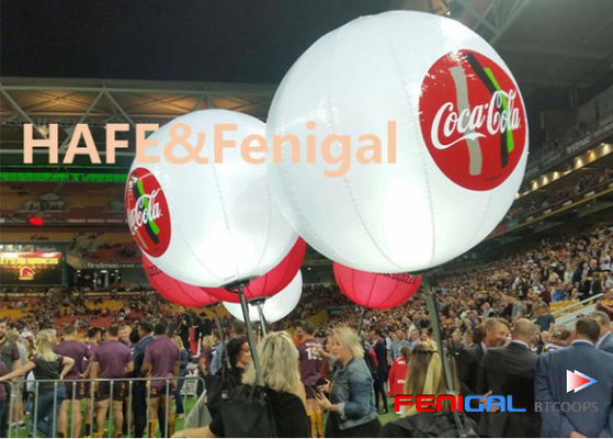 800W Stand Inflatable LED Event Lighting Balloon With Tripod For Advertising