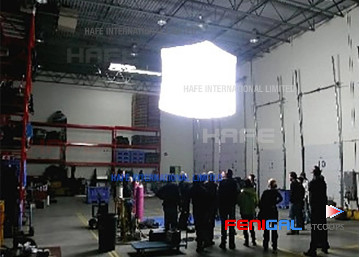 Film Industry HMI Balloon Lights Artemis Series Film Lighting Balloon 3M - 10M Balloon Tube