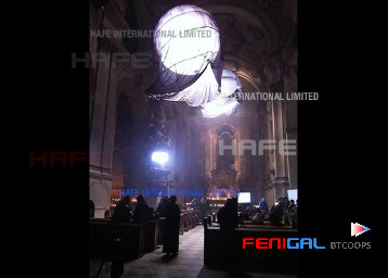 Film Industry HMI Balloon Lights Artemis Series Film Lighting Balloon 3M - 10M Balloon Tube