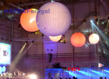 Outdoor Muse Show Event Custom Decoration with Inflatable & LED event lighting balloon for Atmosphere
