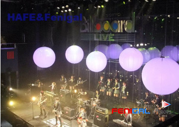 Outdoor Muse Show Event Custom Decoration with Inflatable & LED event lighting balloon for Atmosphere