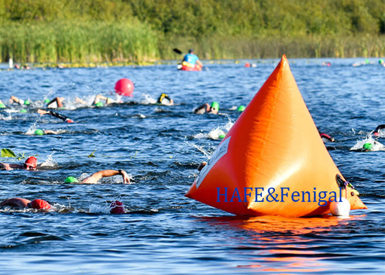 Custom Logo Water Floating Race Marker Air Buoys Swim Triathlon Marking Inflatable Buoy For Racing Markers