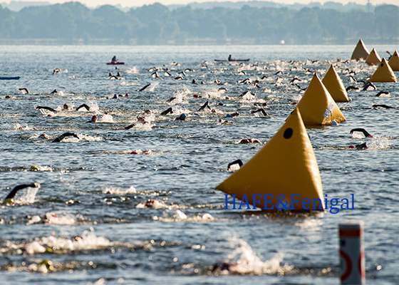 Custom Logo Water Floating Race Marker Air Buoys Swim Triathlon Marking Inflatable Buoy For Racing Markers
