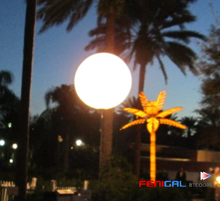High Power 1300W-4000W Inflatable Wedding Event Lighting Balloon With CE Certification Inflatable Led Light