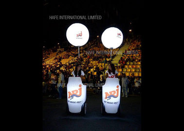 Advertising Inflatable Lighting Decoration  , LED RGB Inflatable Pool Lights Balloon Water Floating