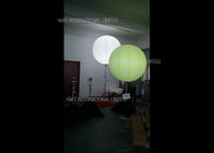 96W RGB Inflatable Led Light White Nylon Fabric 160 CM Balloon For Dance Party Decoration