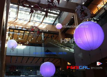 Led Dmx512 Inflatable Muse Event Lighting Balloon For Hanging Use