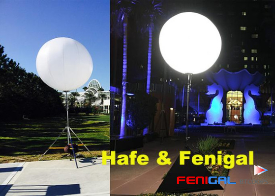 230V 90CM 160CM Tripod 400W LED Event Lighting Balloon Fixture Inflated By Air
