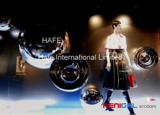 Inflatable Reflective Mirror Spheres For Party And Shopping Mall Decorations