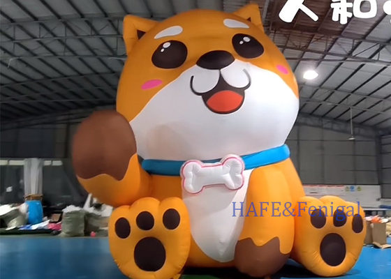 Outdoor Custom 3m Cartoon Dog PVC Inflatable Advertising Balloon Decoration