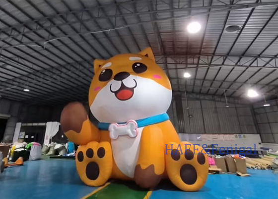 Outdoor Custom 3m Cartoon Dog PVC Inflatable Advertising Balloon Decoration