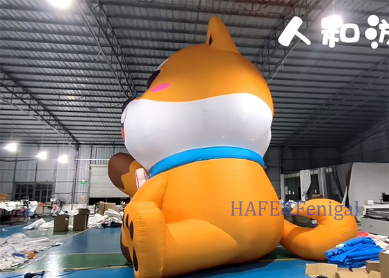 Outdoor Custom 3m Cartoon Dog PVC Inflatable Advertising Balloon Decoration