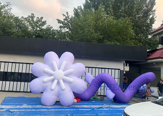 Giant Inflatable Decorative Advertising Balloons With Lifelike Holiday Flower Logos