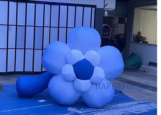 Giant Inflatable Decorative Advertising Balloons With Lifelike Holiday Flower Logos