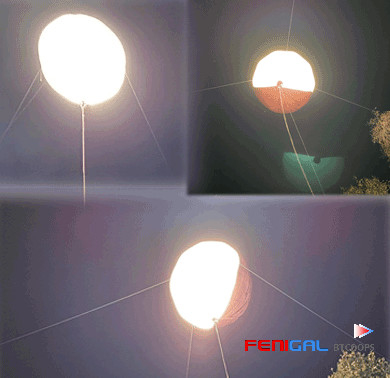 Professional Film Television Lighting LED Film Lighting Balloon Lamp Tube Nylon Fabric Treatment 1600W High Brightness