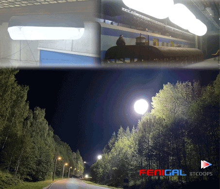Professional Film Television Lighting LED Film Lighting Balloon Lamp Tube Nylon Fabric Treatment 1600W High Brightness