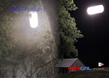 Professional Film Television Lighting LED Film Lighting Balloon Lamp Tube Nylon Fabric Treatment 1600W High Brightness