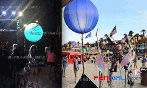 Dynamic Event Lighting Balloon 6500K RGBW Balloons With 512 DMX