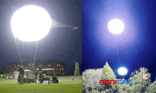 1200W Inflatable LED Balloon For Professional Film And TV Lighting