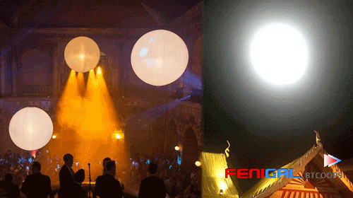 Artemis™ Elliptical Film Studio Film Lighting Balloons Customizable Recyclable Solutions