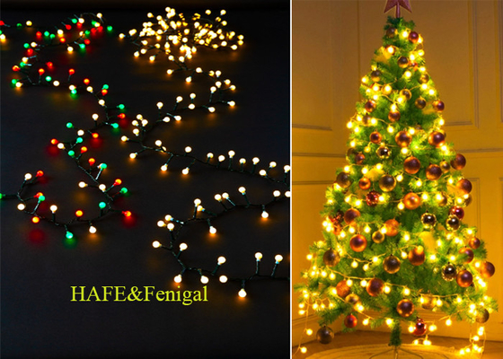 RGB Warm White Colorful LED Christmas Light Strings For Wedding Yard Decoration