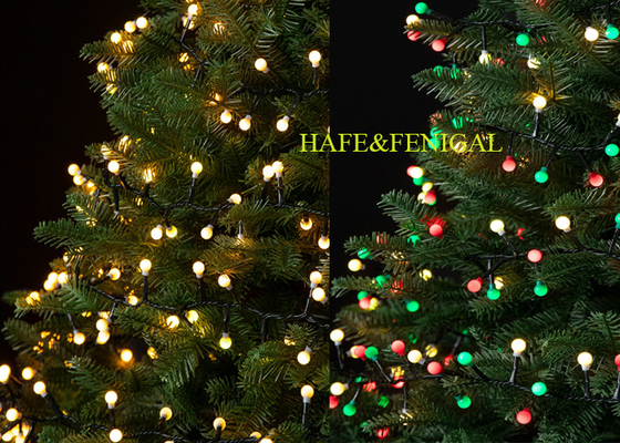 RGB Warm White Colorful LED Christmas Light Strings For Wedding Yard Decoration