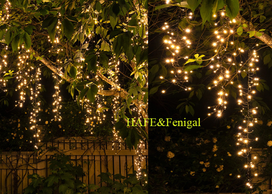 RGB Warm White Colorful LED Christmas Light Strings For Wedding Yard Decoration