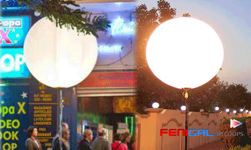 High Brightness Inflatable Moon Event Lighting Balloon 480W AC LED Lamp Beads Light Up Your Night Sky