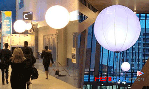 High Brightness Inflatable Moon Event Lighting Balloon 480W AC LED Lamp Beads Light Up Your Night Sky