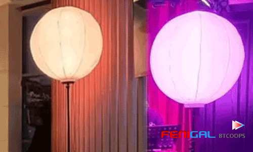 High Brightness RGBW Inflatable Event Lighting Balloon 200W LED For Advertising Activities