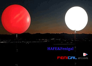 High Brightness RGBW Inflatable Event Lighting Balloon 200W LED For Advertising Activities