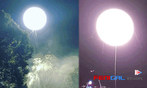 4.2m 360° Wireless DMX Inflatable LED Film Lighting Balloon for Film & Photography