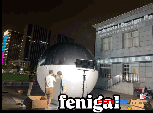 4.2m 360° Wireless DMX Inflatable LED Film Lighting Balloon for Film & Photography