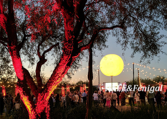 Event Atmosphere Decoration Lighting Outdoor Balloon Light 1-2M LED 200-800W Support Customized Logo