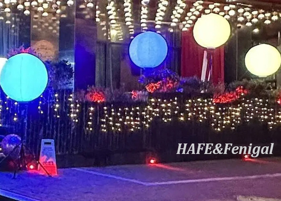 RGBW Inflatable LED Balloon Light 400W Event Decoration Atmosphere Light Outdoor