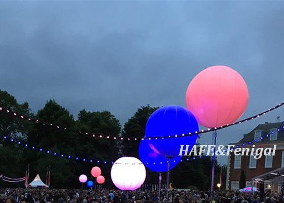 RGBW Inflatable LED Balloon Light 400W Event Decoration Atmosphere Light Outdoor
