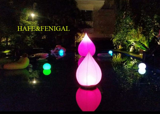 Inflatable Lotus LED Balloon Light 50 Cm 1.6ft Base Constant Air-inflated