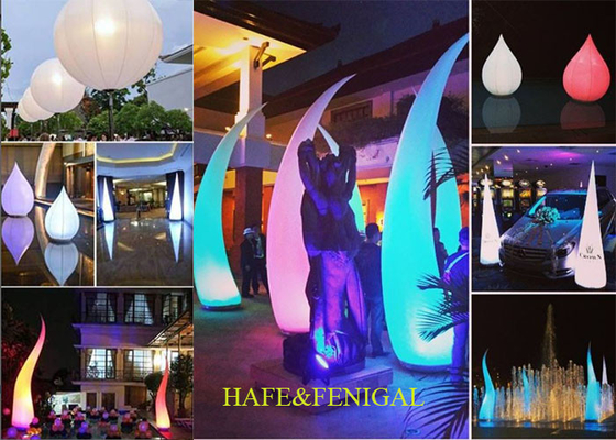 Inflatable Flame LED Balloon Light 50 Cm 1.6ft Base Constant Air-inflated
