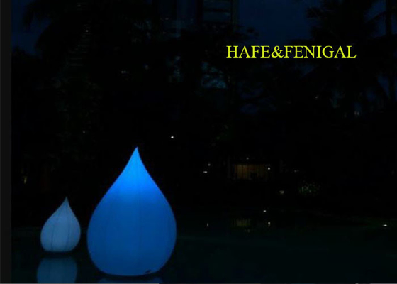 Inflatable Teardrop / Waterdrop LED Balloon Light Constantly  Air-inflated