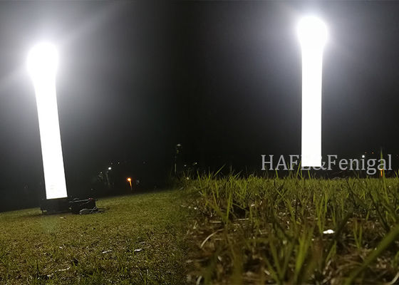 Versatile Inflatable Light Tower Compatible with Multiple Power Sources for Flexible Outdoor Lighting Applications