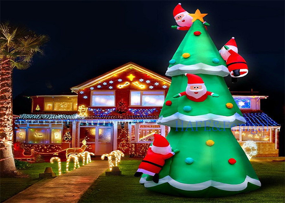 Christmas 5M Inflatable Christmas Tree LED Lighting Atmosphere Decoration