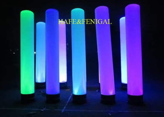 Inflatable LED Advertising Pillars / Columns /  Tubes Light With Built In Fan
