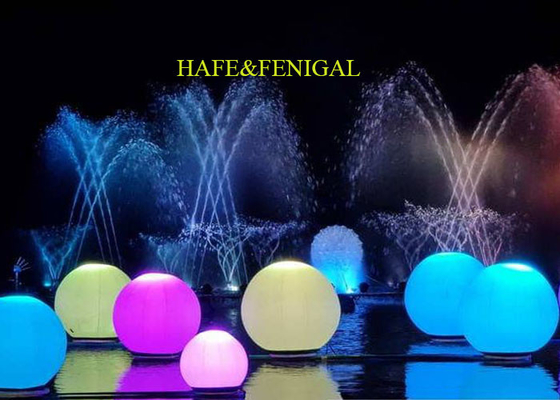 1.5M Inflatable Sphere LED Balloon Light Floating On Water For Pool Party