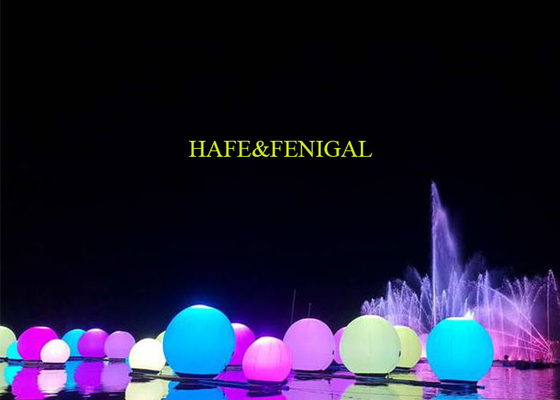1.5M Inflatable Sphere LED Balloon Light Floating On Water For Pool Party