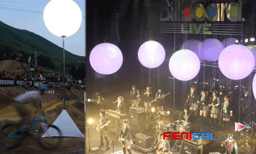 High Brightness RGBW Inflatable LED Event Lighting Balloon