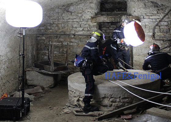 Portable Non-glare Industrial Inflatable Ball Light Safety Lighting LED HIM Multiple Light Source Customization