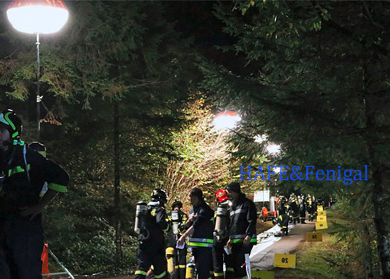 Portable Backpack Industrial Safety Balloon Light For Night Operation LED 200W Customizable
