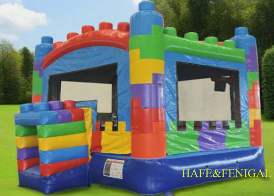 Customized Inflatable Blocks Bounce House For Family Use And Rental Business