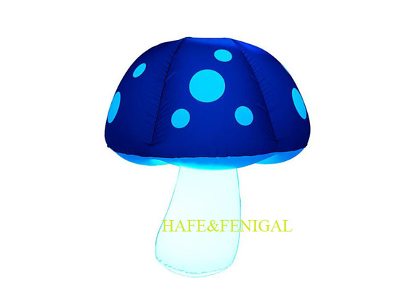 Customized Inflatable Mushroom Sculpture With Built-in Fan For Events Decor